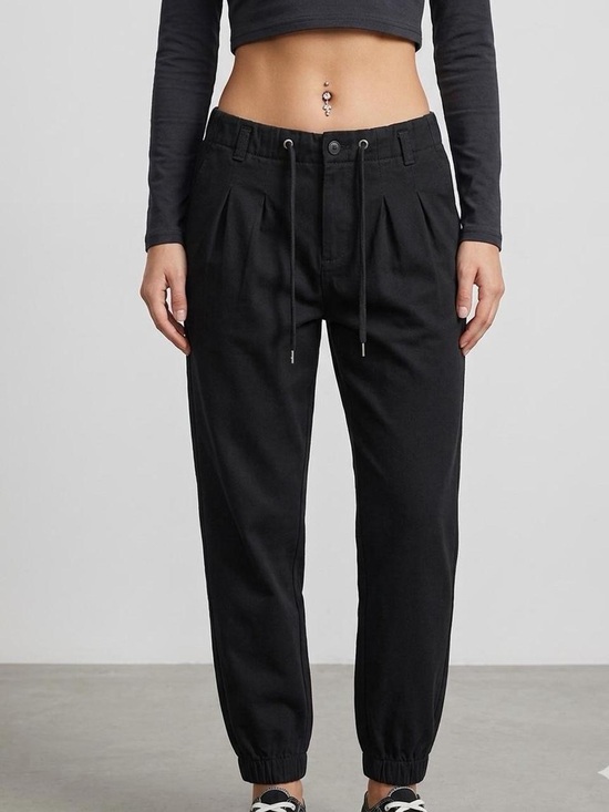 American Eagle Outfitters Pants - American Eagle Outfitters Black Drawstring Joggers